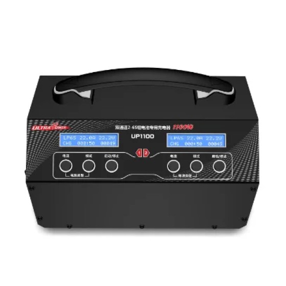 Ultrapower UP1100 FPV Charger 2x550W 22A Dual Channels 2-6S Lipo/LIHV Batteries Simultaneously With Independent Power Supply